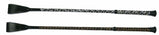 Nylon Braided, Panther Patterned Horse Riding Crop