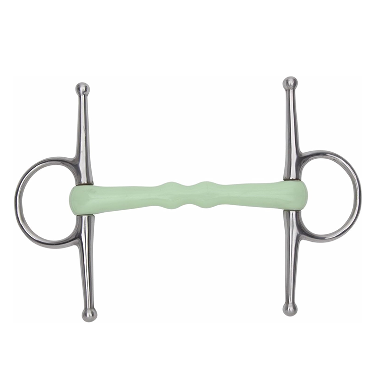 Happy Mouth Shaped Full Cheek Snaffle Horse Bit Stainless steel