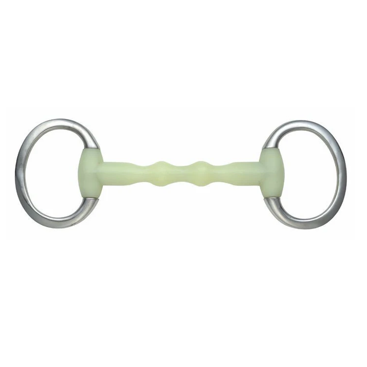 Happy Mouth Ripple Eggbutt Snaffle Dee Bit
