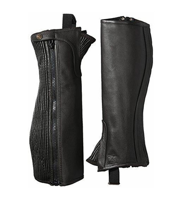 Riders Trend 10025195 Half Chaps black Medium - Mollet (33-38) cm x Hauteu