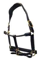 Italian Leather Fancy Stitched Halter