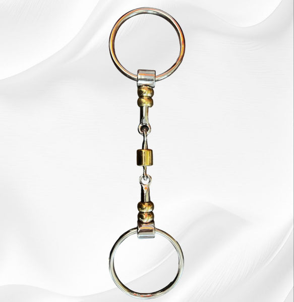 Horse SS Embout Snaffle Anneau Loose avec Rouleaux Cuivre 5 Bouche 35567B Horse SS Embout Snaffle Anneau Loose avec Rouleaux Cuivre 5 Bouche 35567B