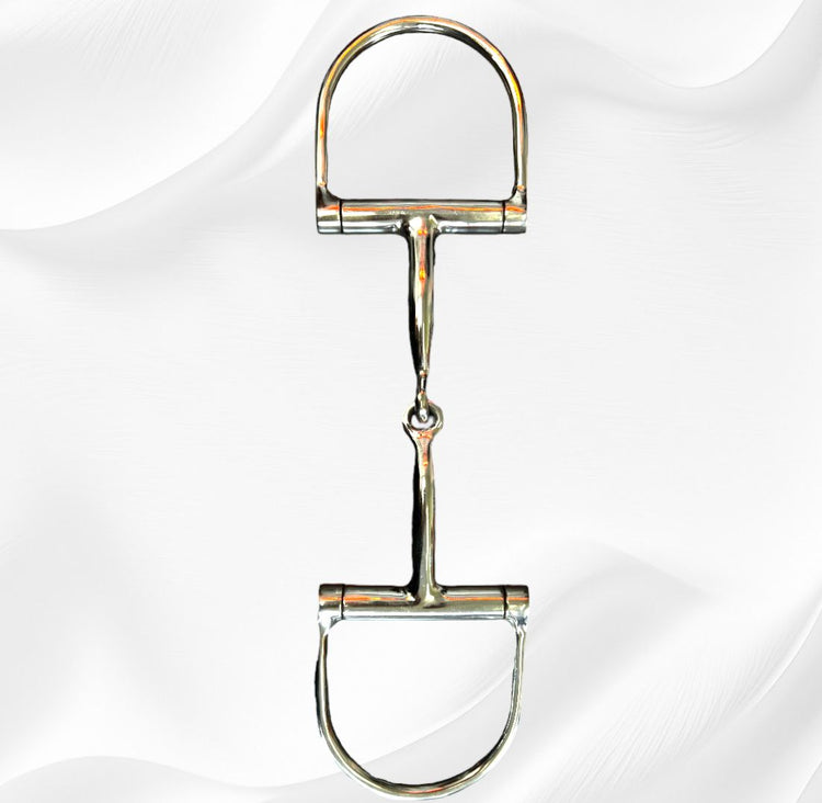 EQUESTRIAN D-RING SNAFFLE HORSE BIT