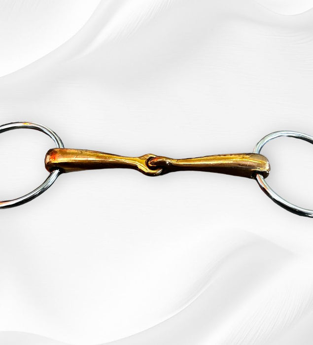 Equestrian Copper Loose Ring Jointed Snaffle Bit - MC 5027