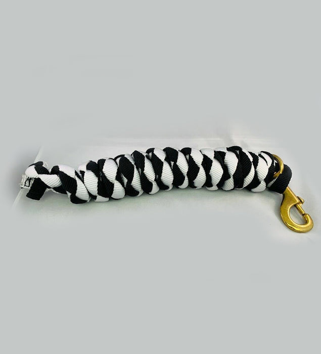 Heavy Duty Braided Two Tone Lead Rope Horses & Ponies 8 feet