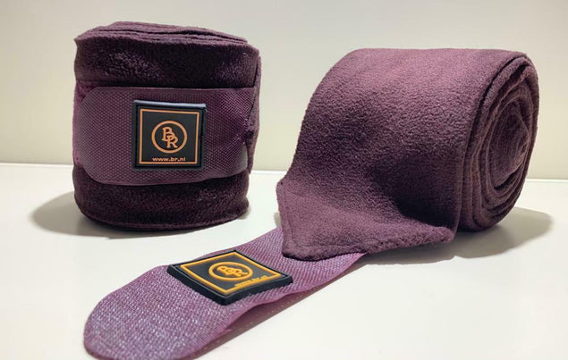 BROGINI Fleece Polo Bandages-Exercise Dressage Schooling Horse Bandage