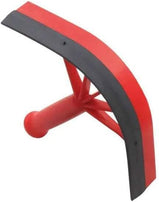 Plastic Sweat Scraper with Rubber Edge – Horse Grooming Tool for Removing Sweat & Water, Durable Curved Body, Gentle on Coat, for Horses & Ponies