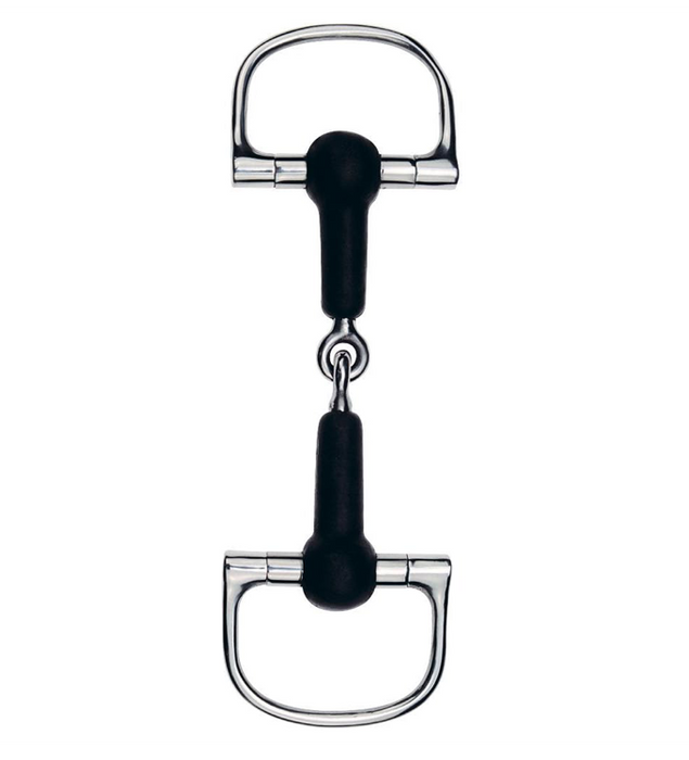 Dee Bit Rubber Covered Mouth Jointed Stainless steel for Horses