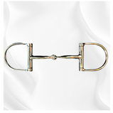 Equestrian Dee Ring Snaffle Horse Bit Stainless Steel Jointed
