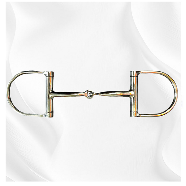 Equestrian Dee Ring Snaffle Horse Bit Stainless Steel Jointed – Equine ...