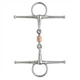 Full Cheek Snaffle Bit With Copper Peanut Stainless steel for Horse