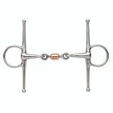 Full Cheek Snaffle Bit With Copper Peanut Stainless steel for Horse