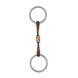 Sweet Iron Loose Ring Snaffle with Raised Copper Bit for Horse