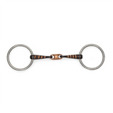 Sweet Iron Loose Ring Snaffle with Raised Copper Bit for Horse