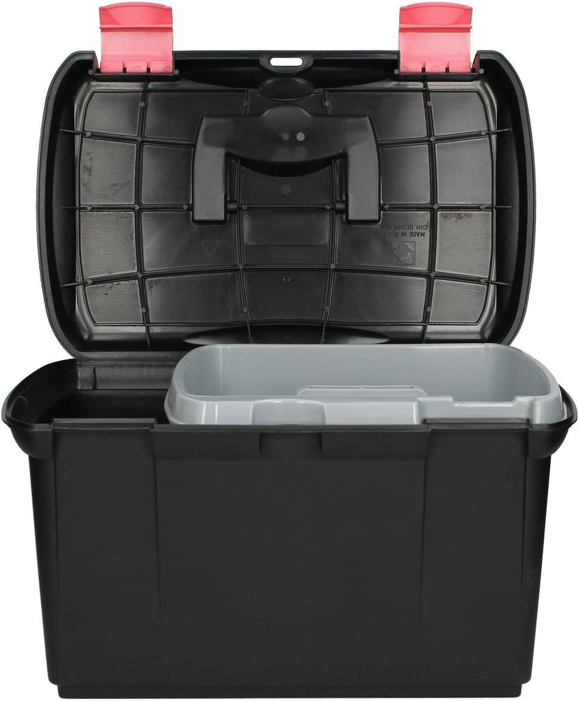 Boîte De Pansage ProTack Small Grooming Box - Portable, Couleur Capri Breeze Blue Silver