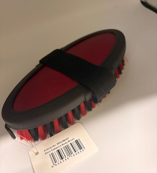 Elico Catterick Body Brush for Horses – High-Quality Grooming Brush with Soft Polypropylene Bristles