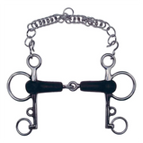 Rubber Jointed Pelham Bit for Horse