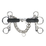 Rubber Jointed Pelham Bit for Horse
