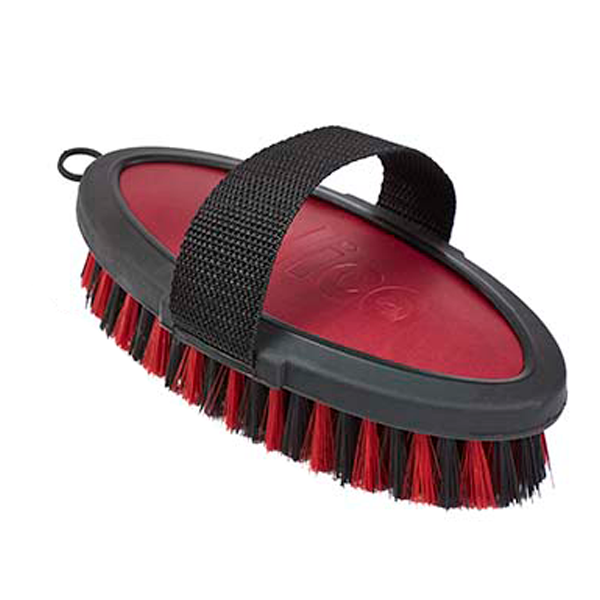 Elico Catterick Body Brush for Horses – High-Quality Grooming Brush with Soft Polypropylene Bristles
