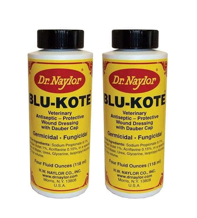 Dr. Naylor Blu-Kote Dauber (4 oz.) - Fast Drying Antiseptic Wound Dressing - Pack of 2