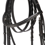Equestrian Horses Bridle With Lace Reins Premium Leather