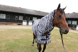Zebra Print fly Rug with Hook