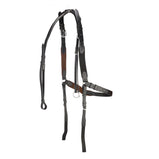 Italian Leather Hunting Breastplate With Runing Martingale Attachment