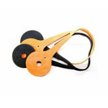 Australian Nosebands Rubber Cheeker for horses - With Leather Strap