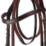 Anatomical Crank Flash Noseband Bridle With Reins