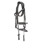Italian Leather Bridle Anatomical Noseband Free Reins