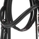 Italian Leather Bridle Anatomical Noseband Free Reins