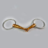 Equestrian Copper Loose Ring Jointed Snaffle Bit - MC 5027