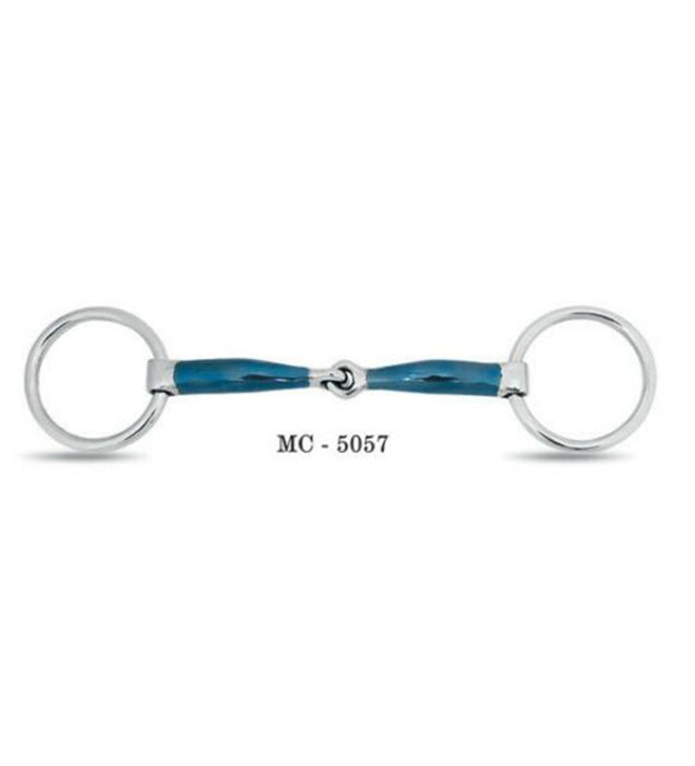 Blue Sweet Iron Loose Ring Horse Bit Strong & Comfortable MC-5057