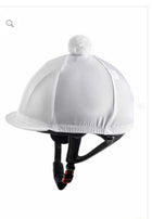 Ornella prosperi helmet cover with POM POM