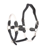 PREMIUM LEATHER, ROPE HALTER BLACK BROWN COB FULL-4125
