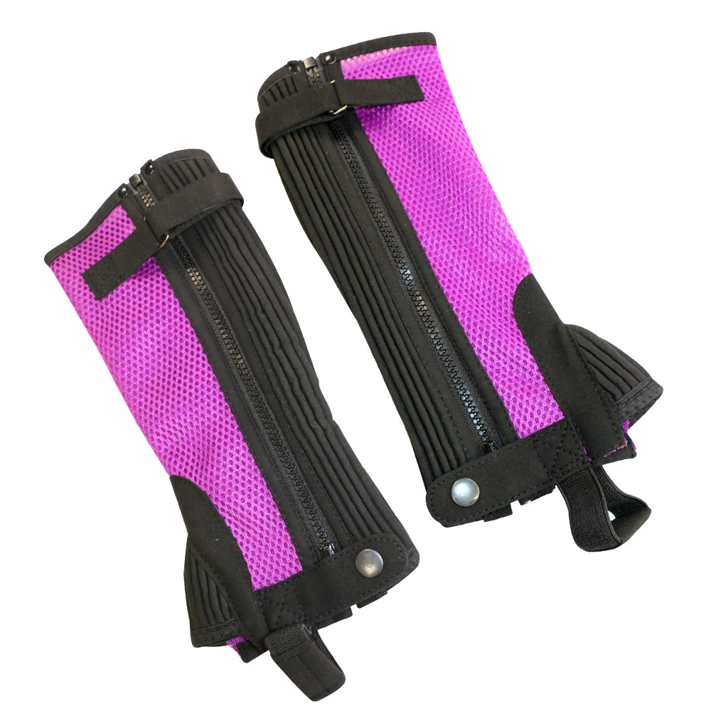 Air Mesh Synthetic Leather Half Chaps High Quality Chaps – Equine World