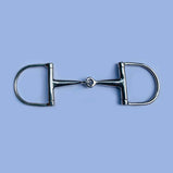 Equestrian Dee Ring Snaffle Horse Bit Stainless Steel Jointed