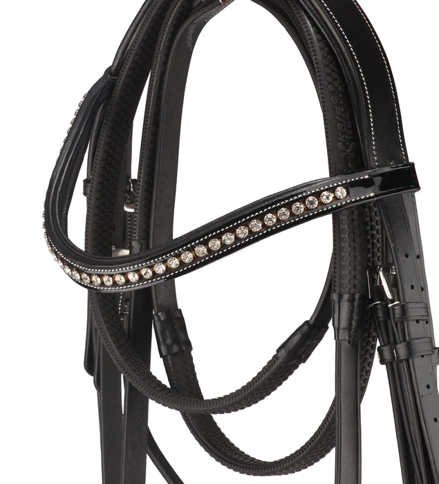 Equestrian Horses Bridle With Reins Premium Leather