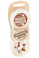 Magic Brush Horse and Pony Brush Safe and Gentle Cleans and Massages