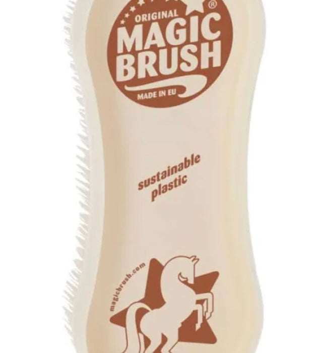 Magic Brush Horse and Pony Brush Safe and Gentle Cleans and Massages