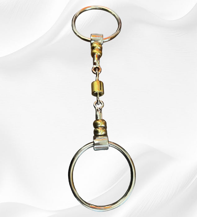 Equestrian Loose Ring Snaffle Bit with Copper Roller