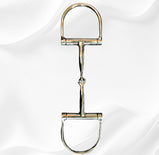 Equestrian Dee Ring Snaffle Horse Bit Stainless Steel Jointed