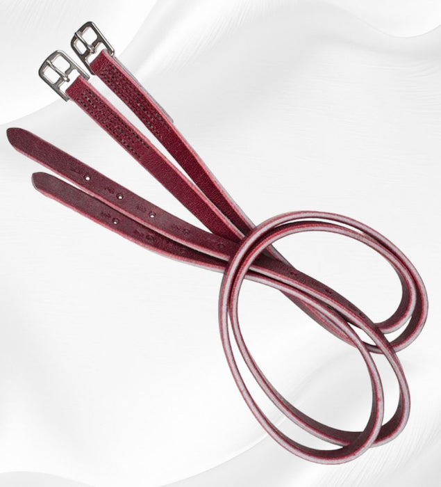 Buffalo Stirrup Leather for Horse Riding - Premium Non-Stretch with a Stainless Steel Buckle