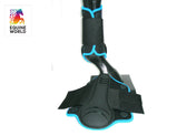 Neoprene Brushing / Splint Boots Horse With Elastic & Magnets Black