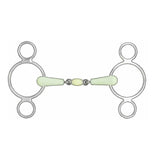 Horze apple flavor mouthpiece show jumping horse