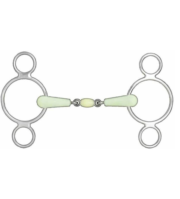 Horze apple flavor mouthpiece show jumping horse