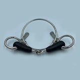 Dexter Racing Half Spoon Rubber Jointed Stainless Steel Horse Pony Bit